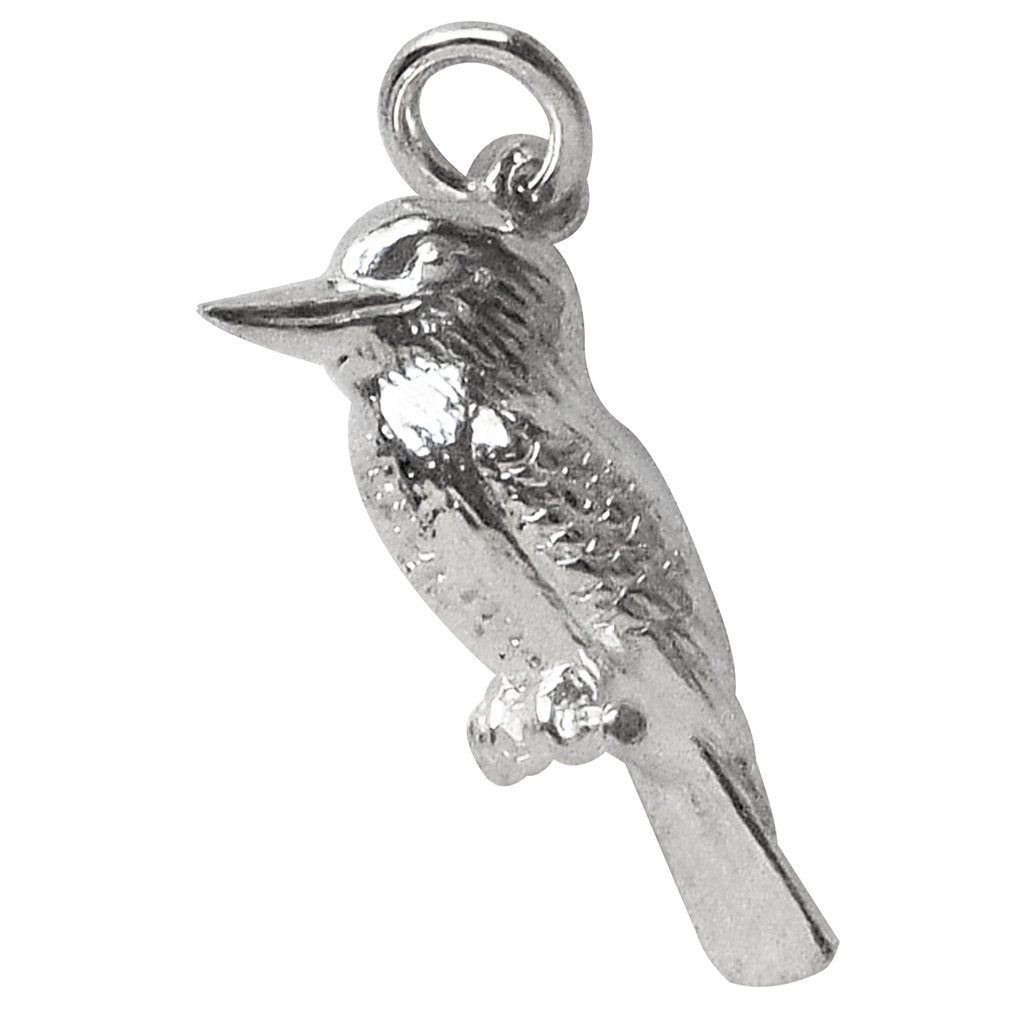 kookaburra charm - 3 sizes medium / sterling silver