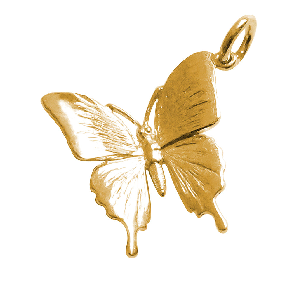 ulysses butterfly charm 14ct yellow gold