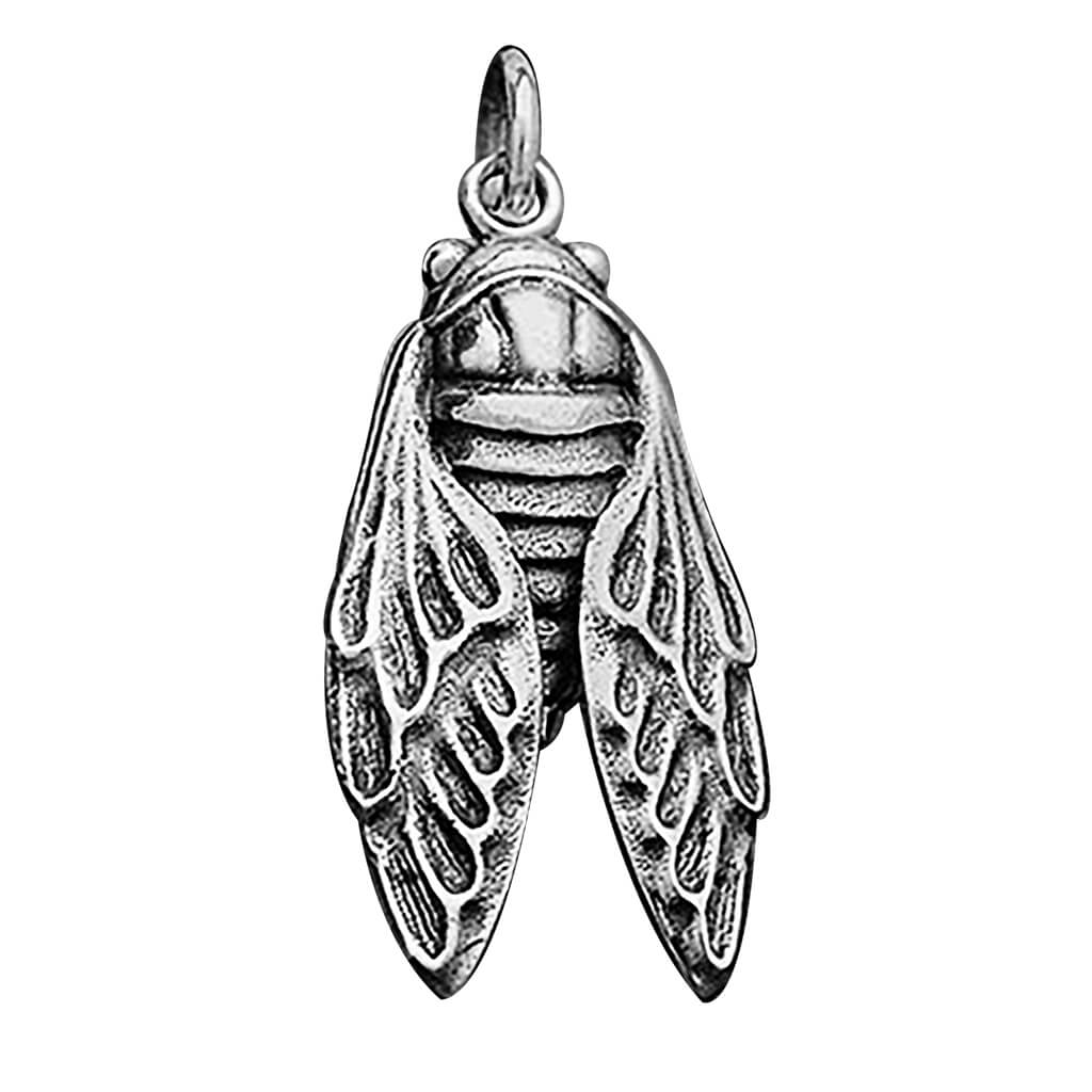 Sterling Silver Cicada Charm
