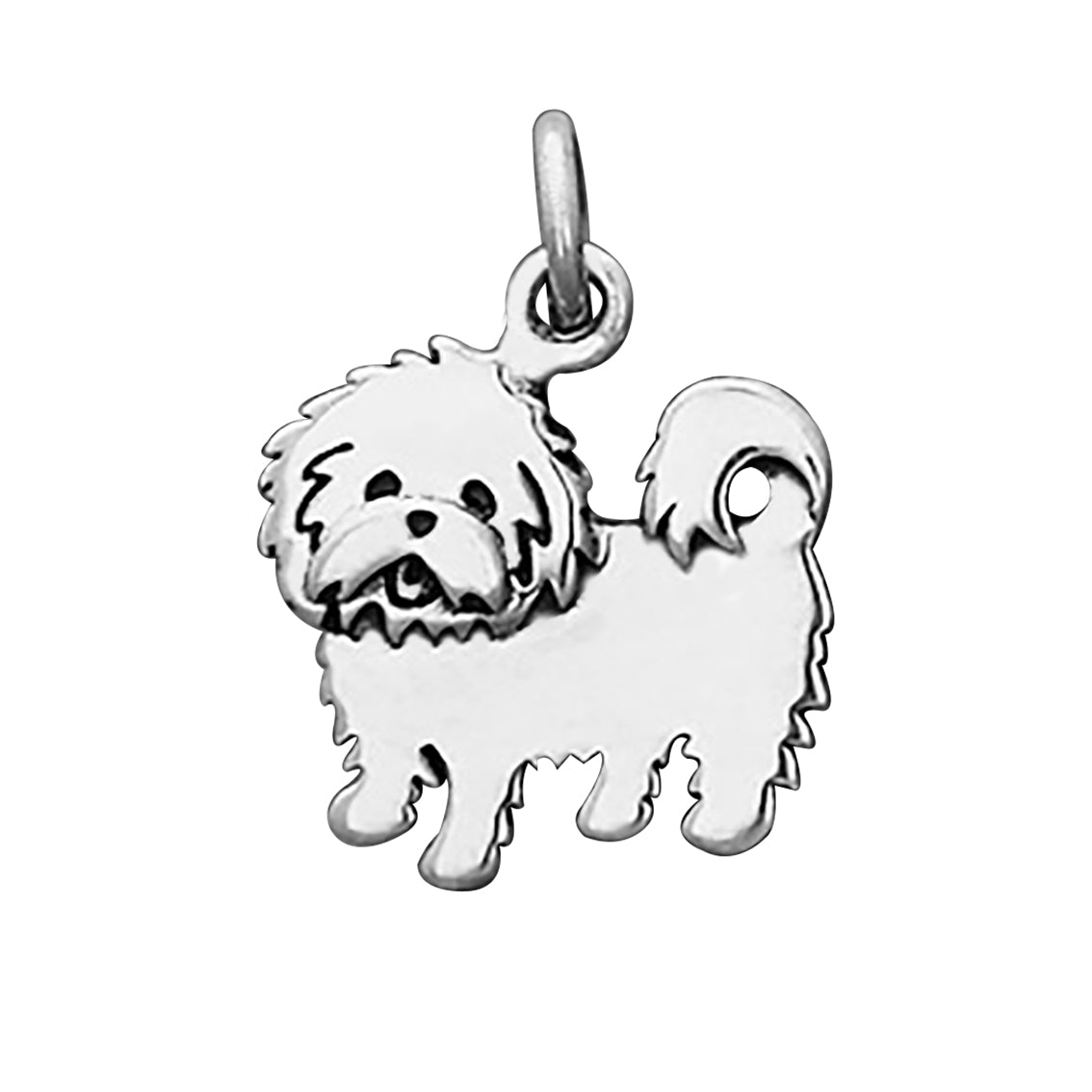 maltese terrier dog charm