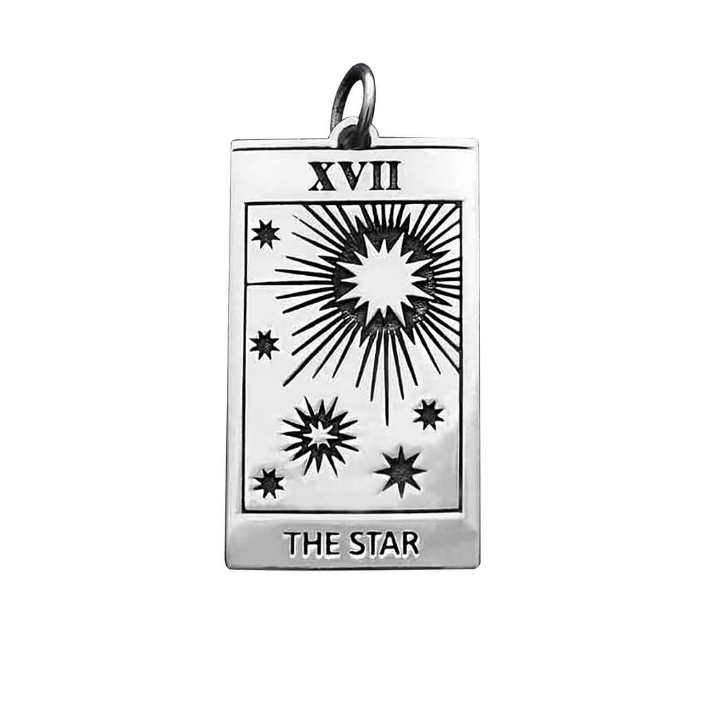 tarot card charm — the star