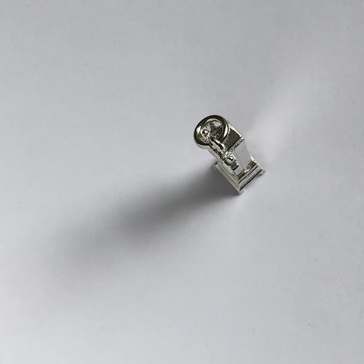 Grandfather Clock Charm with Moving Mouse Charmarama