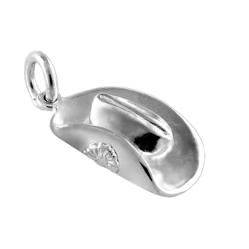 digger hat charm – 2 sizes small / sterling silver