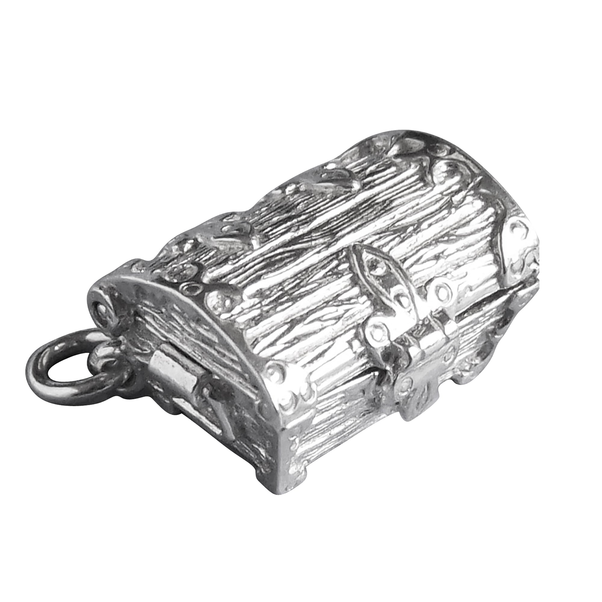 .925 Treasure deals Chest Opens Sterling Silver Jewelry Charm