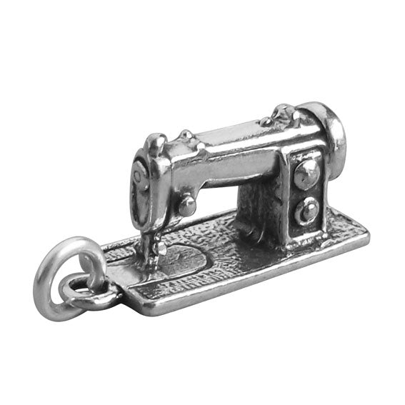 Sterling silver .925 sewing machine charm from Charmarama
