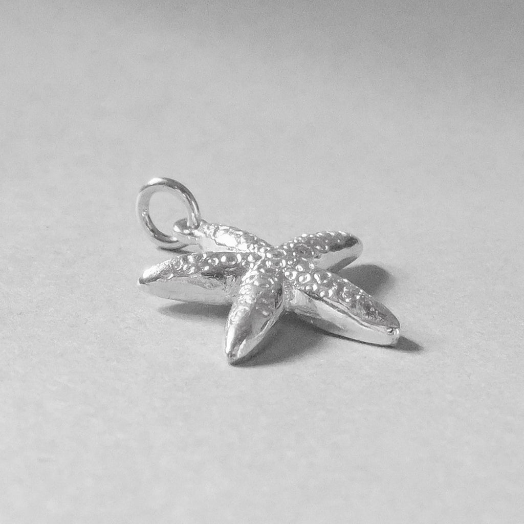 Sterling Silver Starfish Charm Sea Star Pendant