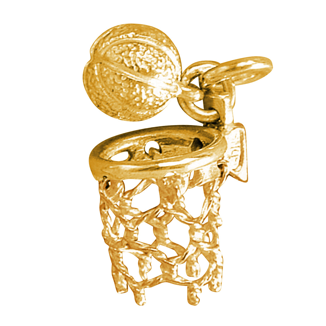 Gold outlet basketball charm