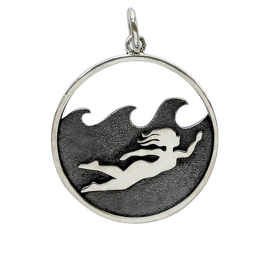 ocean swimmer charm