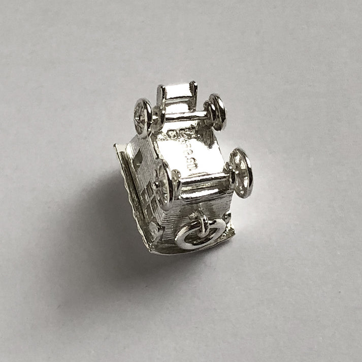 Gypsy Caravan Charm | Sterling Silver Romany Pendant – Charmarama