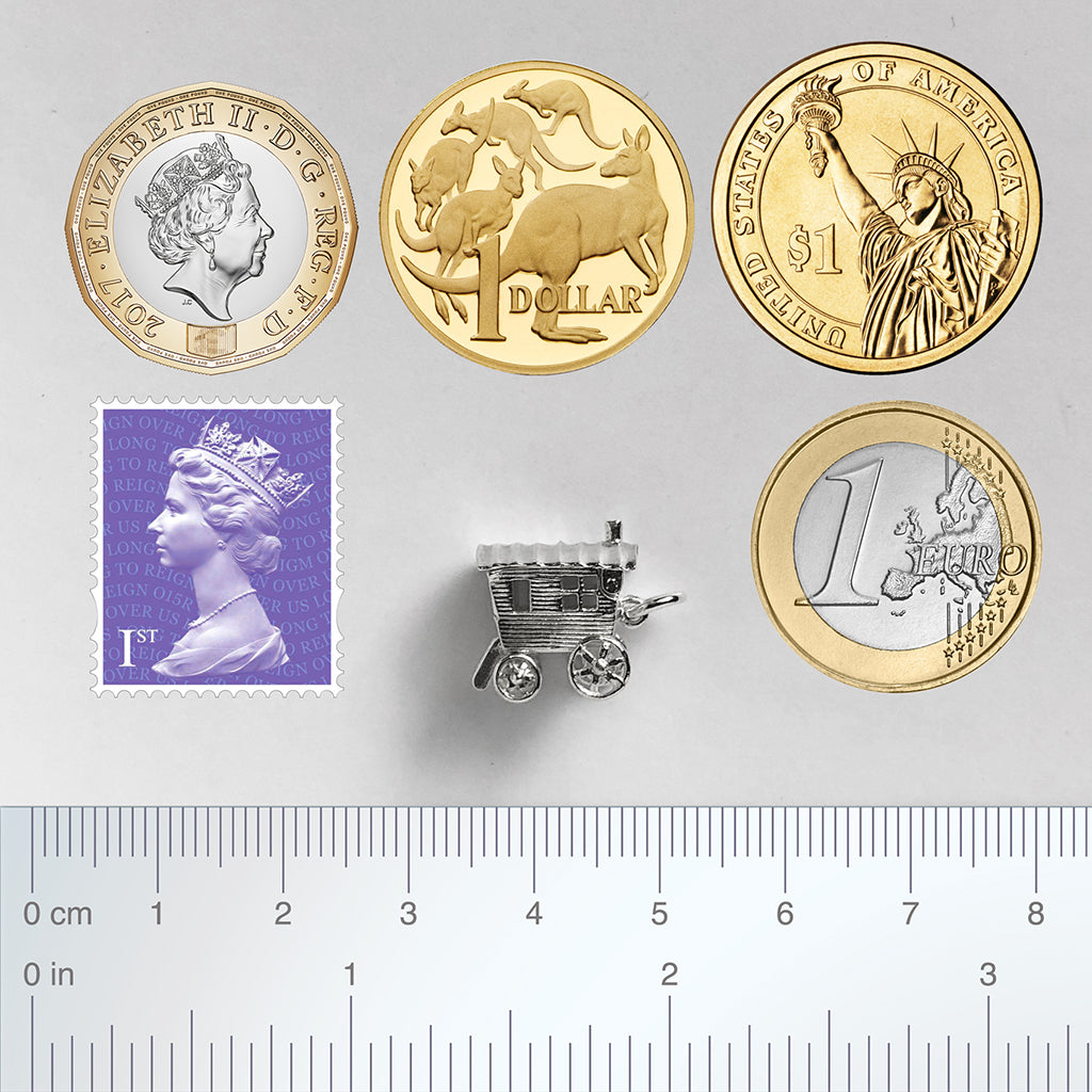 Gypsy Caravan Charm | Sterling Silver Romany Pendant – Charmarama