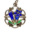 Gentian Flower Charm VINTAGE