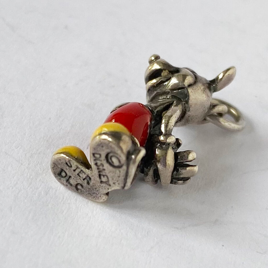 925 Mickey Mouse Charm Sterling Silver Disney Stamped newest