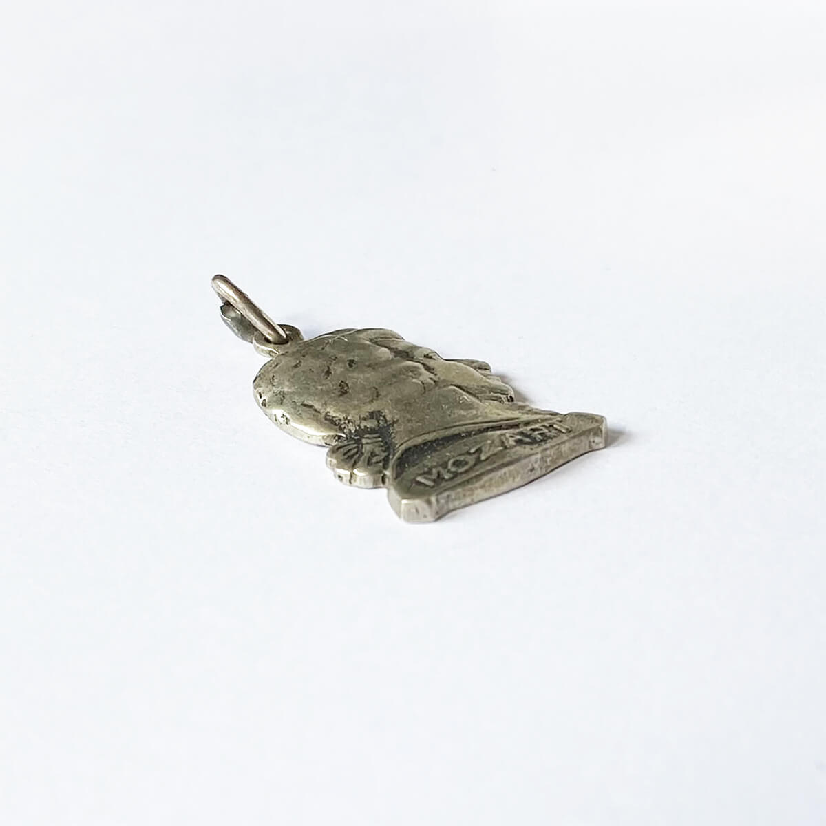 Rare old Wolfgang Amadeus Mozart charm 800 silver Austrian pendant from Charmarama