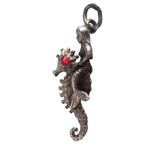 Nuvo Seahorse and Mermaid sterling silver charm