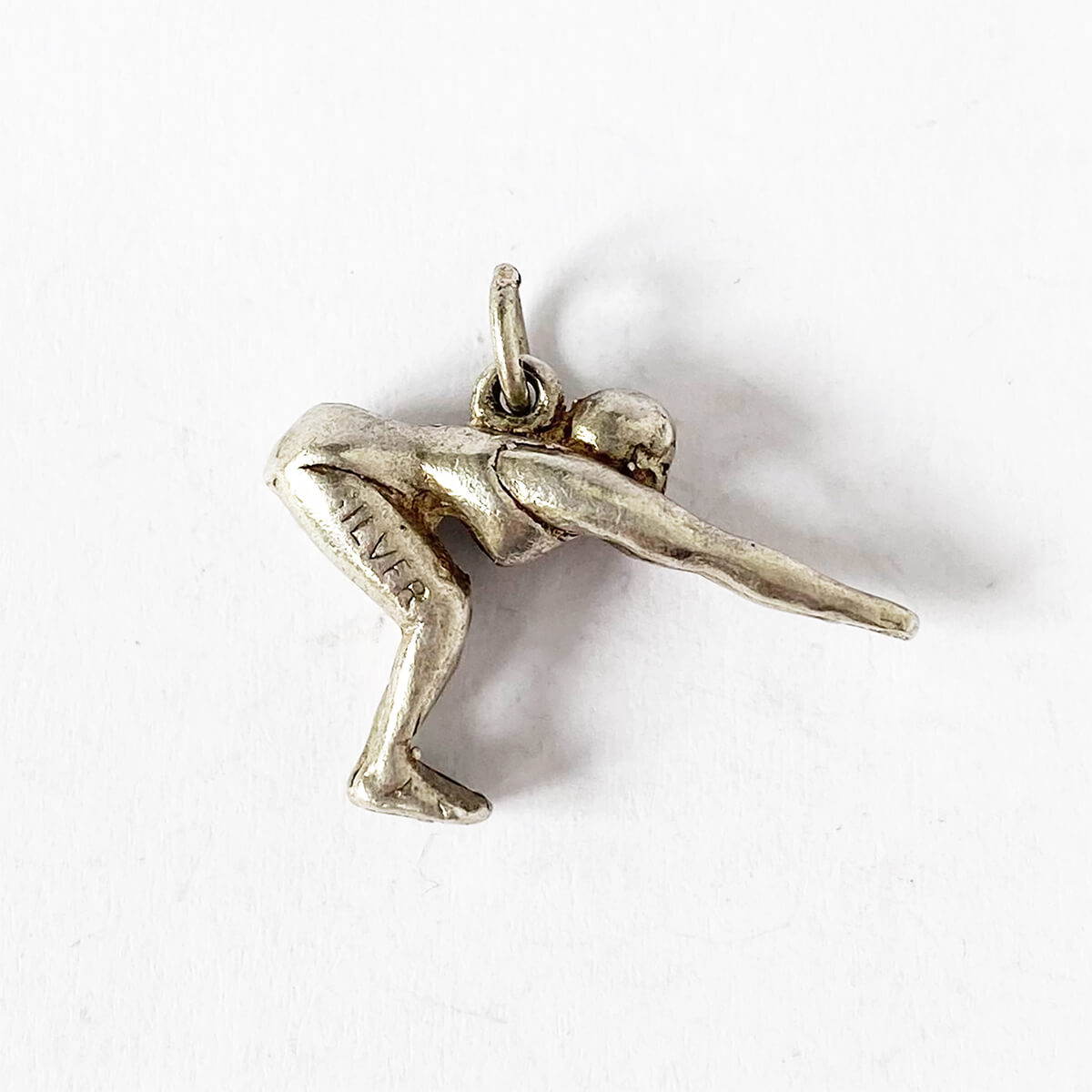 Vintage silver Watersport charm pendant from Charmarama charms