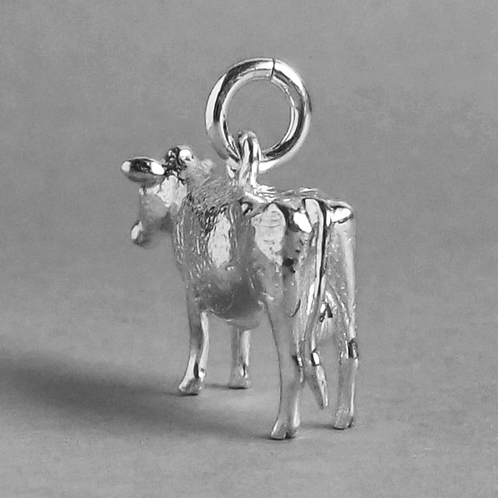 Cow Sterling Silver Charm - 790565
