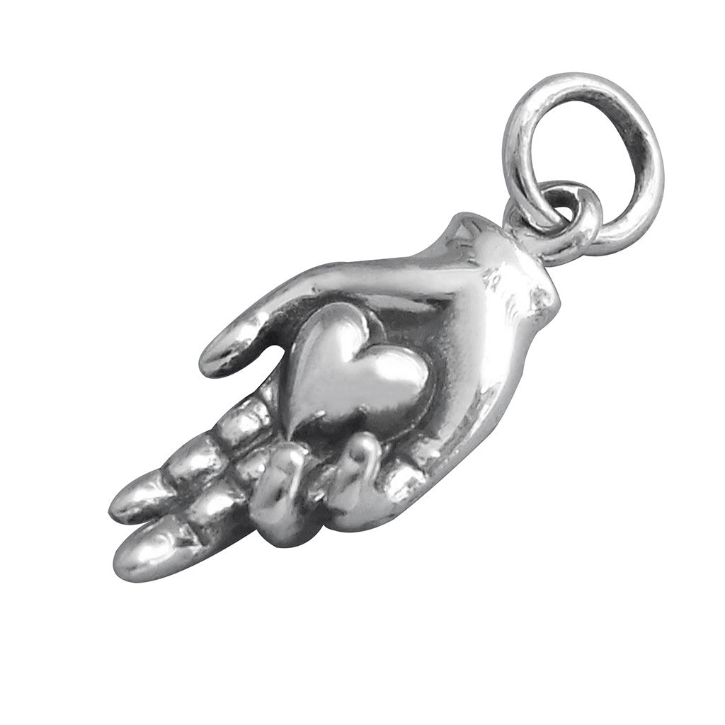 heart in hand charm