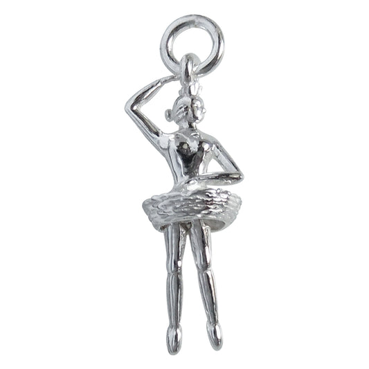 Sterling Silver Ballerina Charm