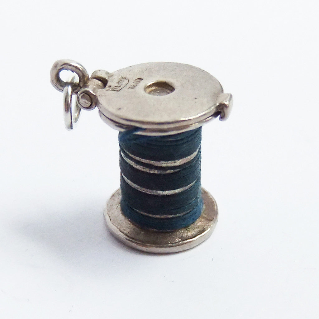 Vintage Sterling Silver Nuvo Cotton Reel Charm