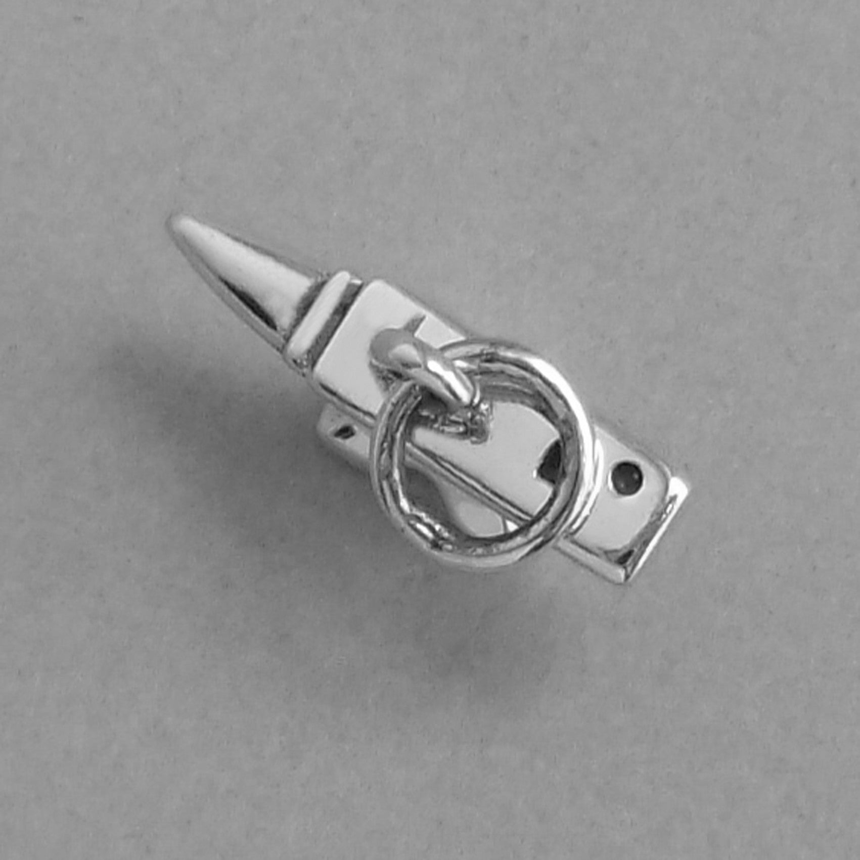 sterling silver blacksmith anvil charm