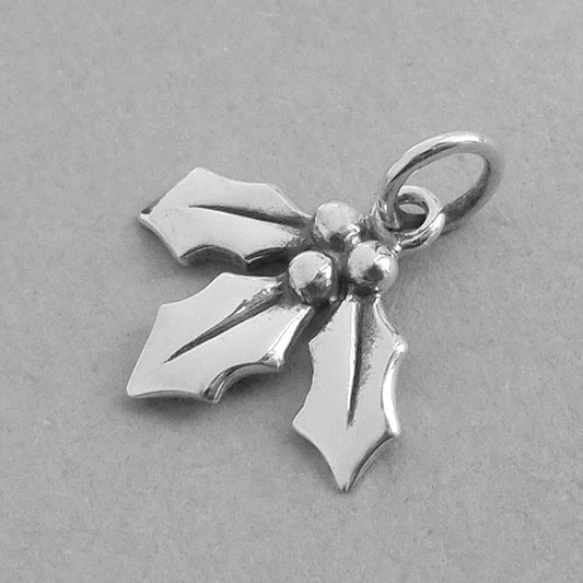 holly sprig charm