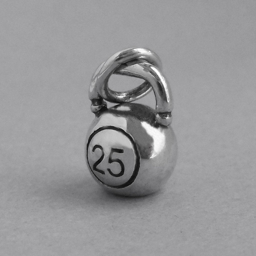 kettle bell weight charm