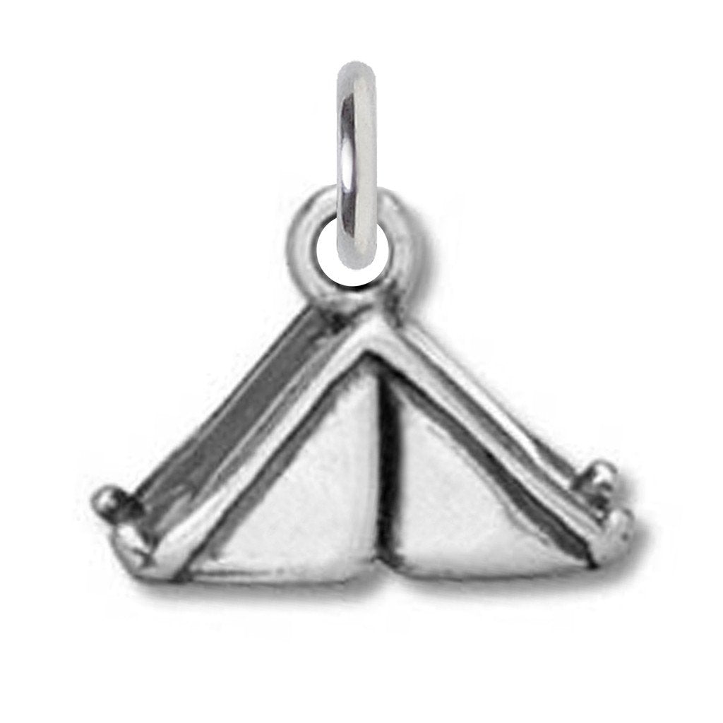 Sterling Silver Camping Tent Charm
