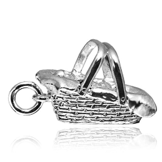 Sterling silver Baby Carrier Charm