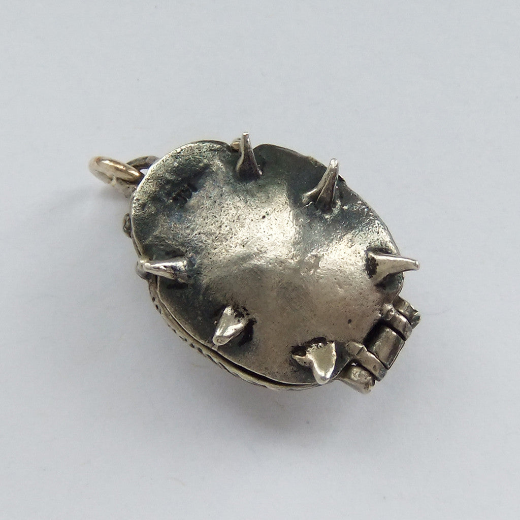 Beetle Charm Sterling Silver Opens to Beatles