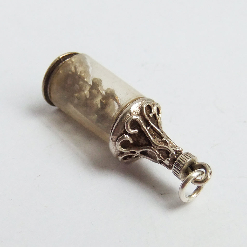 Nuvo Ship in Bottle Charm Sterling Silver