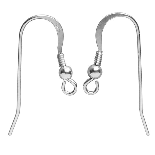 Sterling silver ear hooks