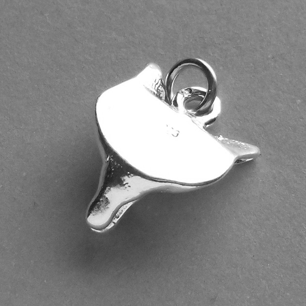 Fox Head Charm Sterling Silver or Gold Pendant | Charmarama