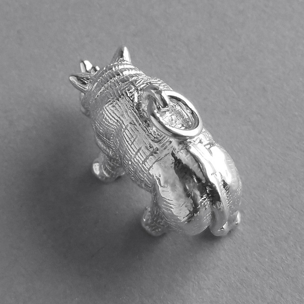 Rhinoceros Charm Sterling Silver or Gold Pendant Rhinoceros Charm Sterling Silver or Gold Pendant Charmarama top
