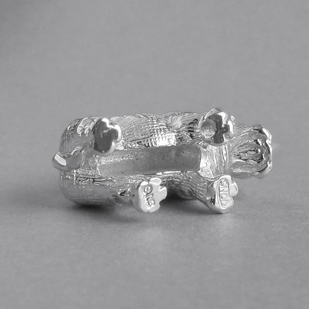 Rhinoceros Charm Sterling Silver or Gold Pendant Rhinoceros Charm Sterling Silver or Gold Pendant Charmarama bottom