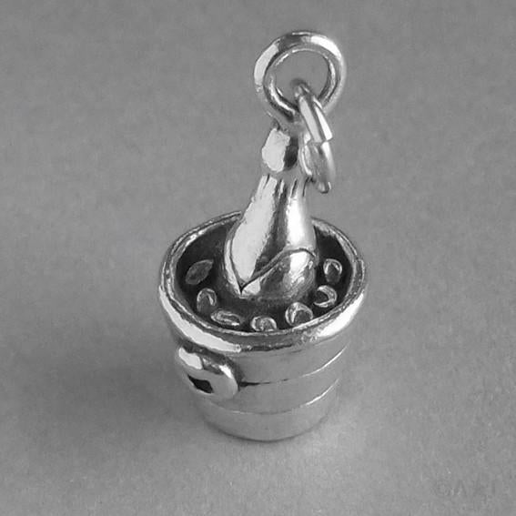 champagne on ice charm