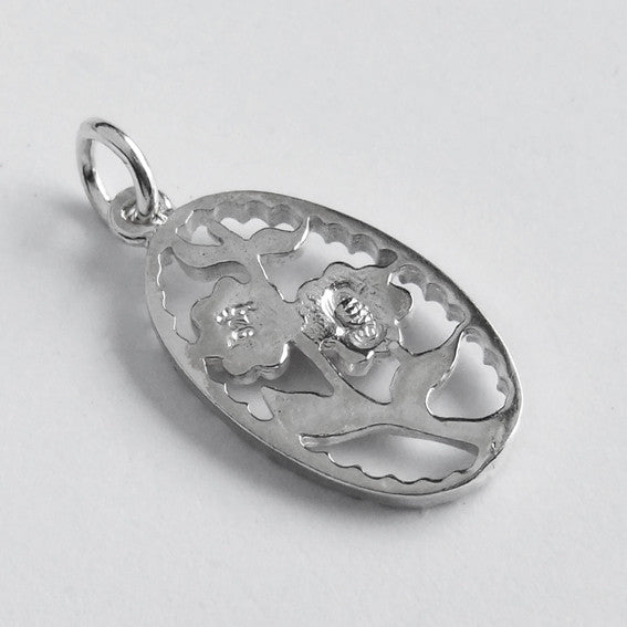 Crystal Flowers Charm — MADE TO ORDER
