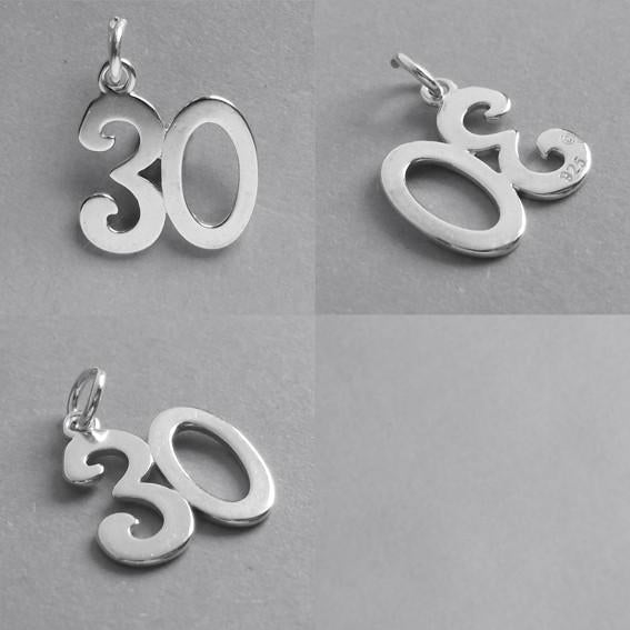 number 30 charm