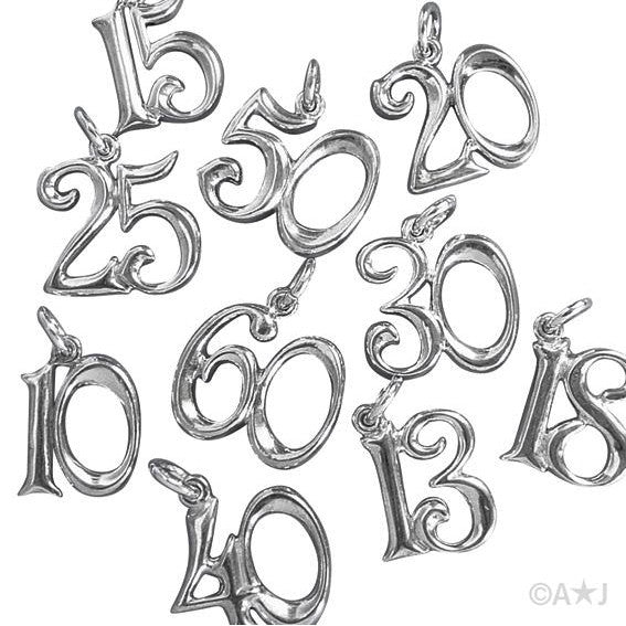 number charm 1-100