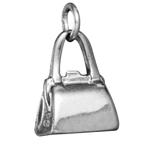 Handbag Charm Sterling Silver Purse Pendant | Charmarama