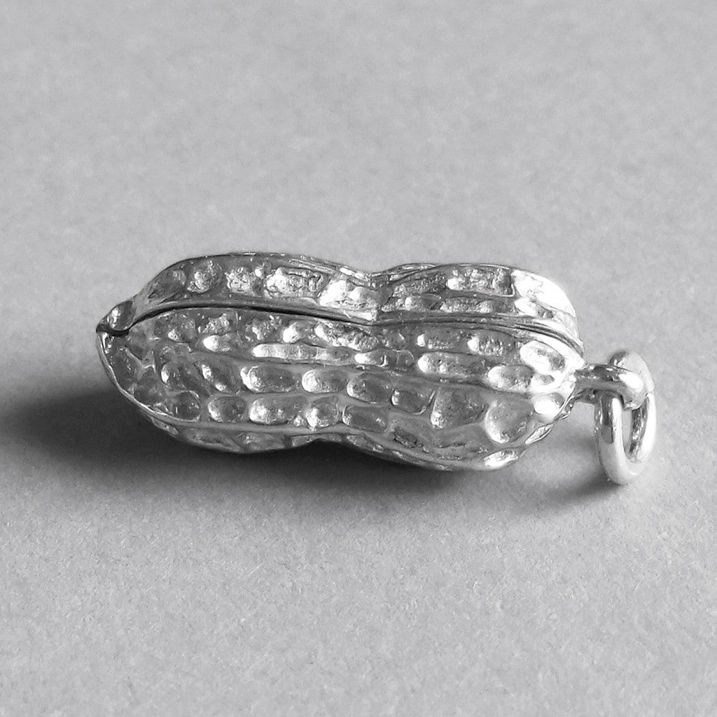 Sterling silver hot sale peanut charm