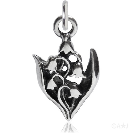 Sterling Silver Lily of the Valley Charm