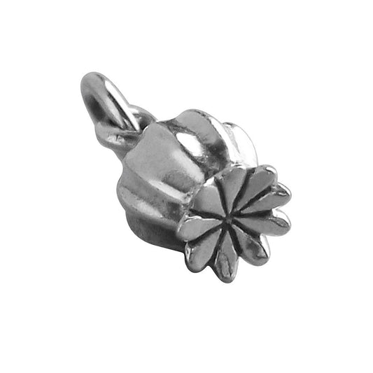 poppy seed pod charm