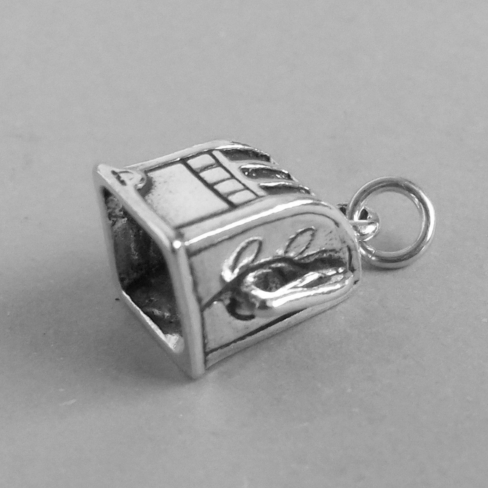 Poker Fruit Slot Machine Charm Sterling Silver Pendant | Charmarama