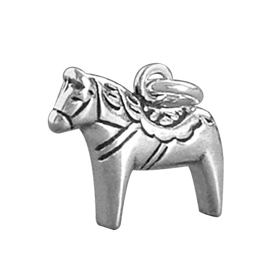 Sterling Silver Dala Horse Charm