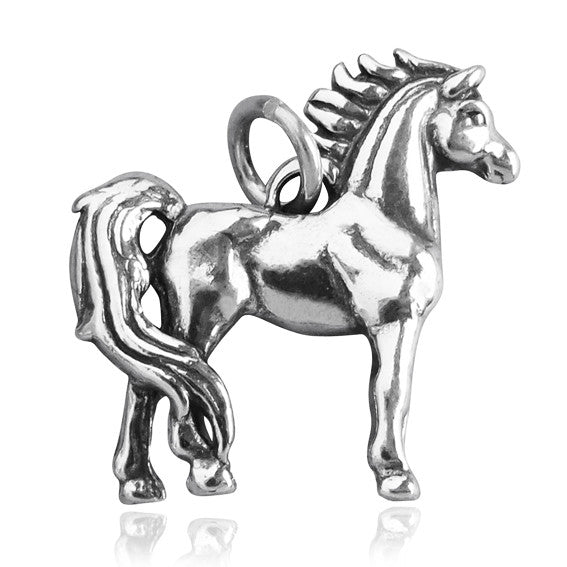 Sterling Silver Pony Charm Pendant