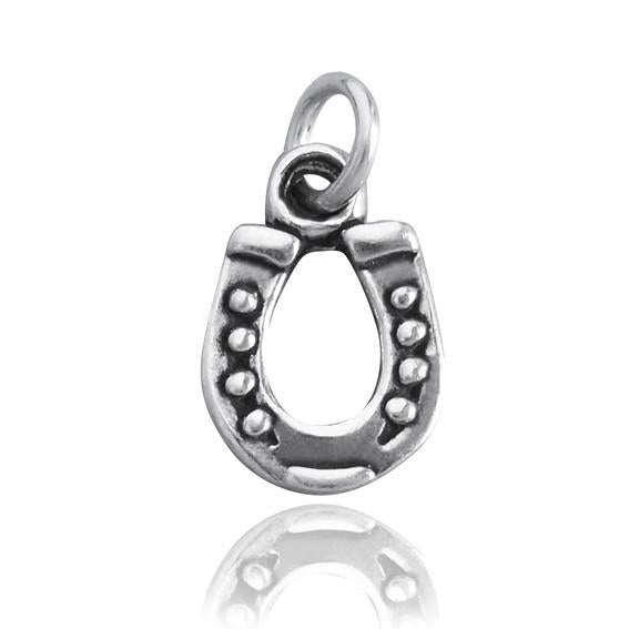 Small Sterling Silver Horseshoe Charm
