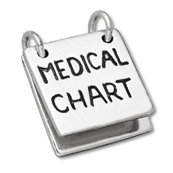 medical chart charm