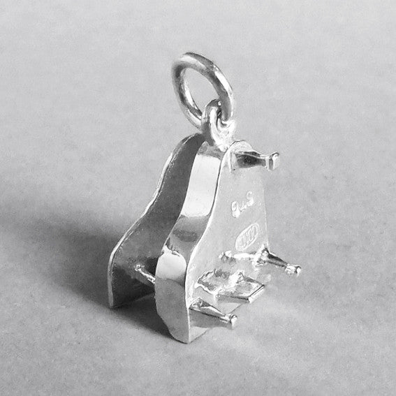 Grand Piano Charm in Sterling Silver or Gold