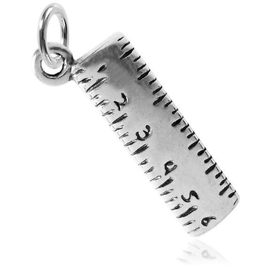 Sterling Silver Ruler Charm