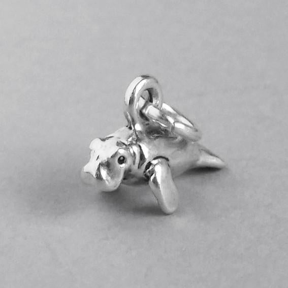 Small Sterling Silver Dugong Charm